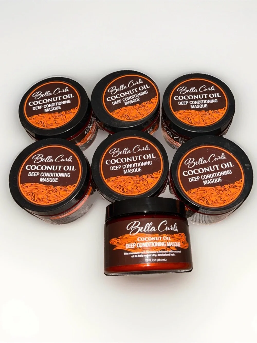 (7) Bella Curls Coconut Oil Deep Conditioning Masque